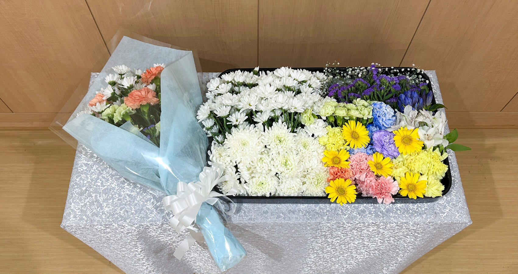 お別れ花