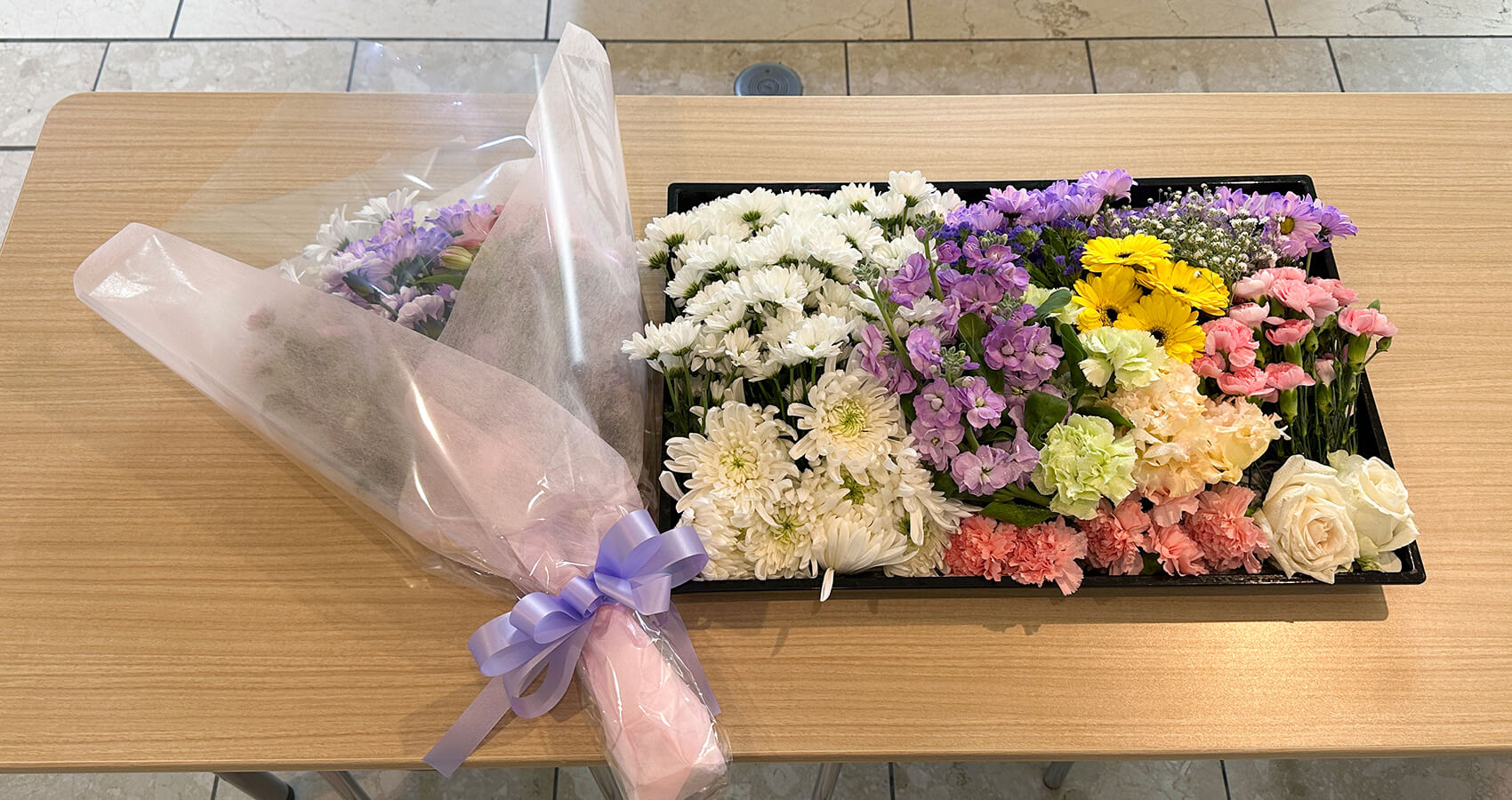 お別れ花
