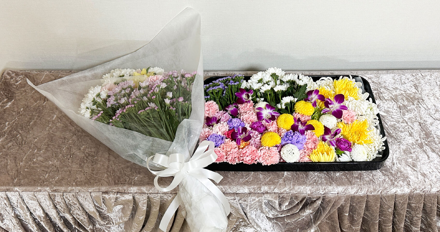 お別れ花
