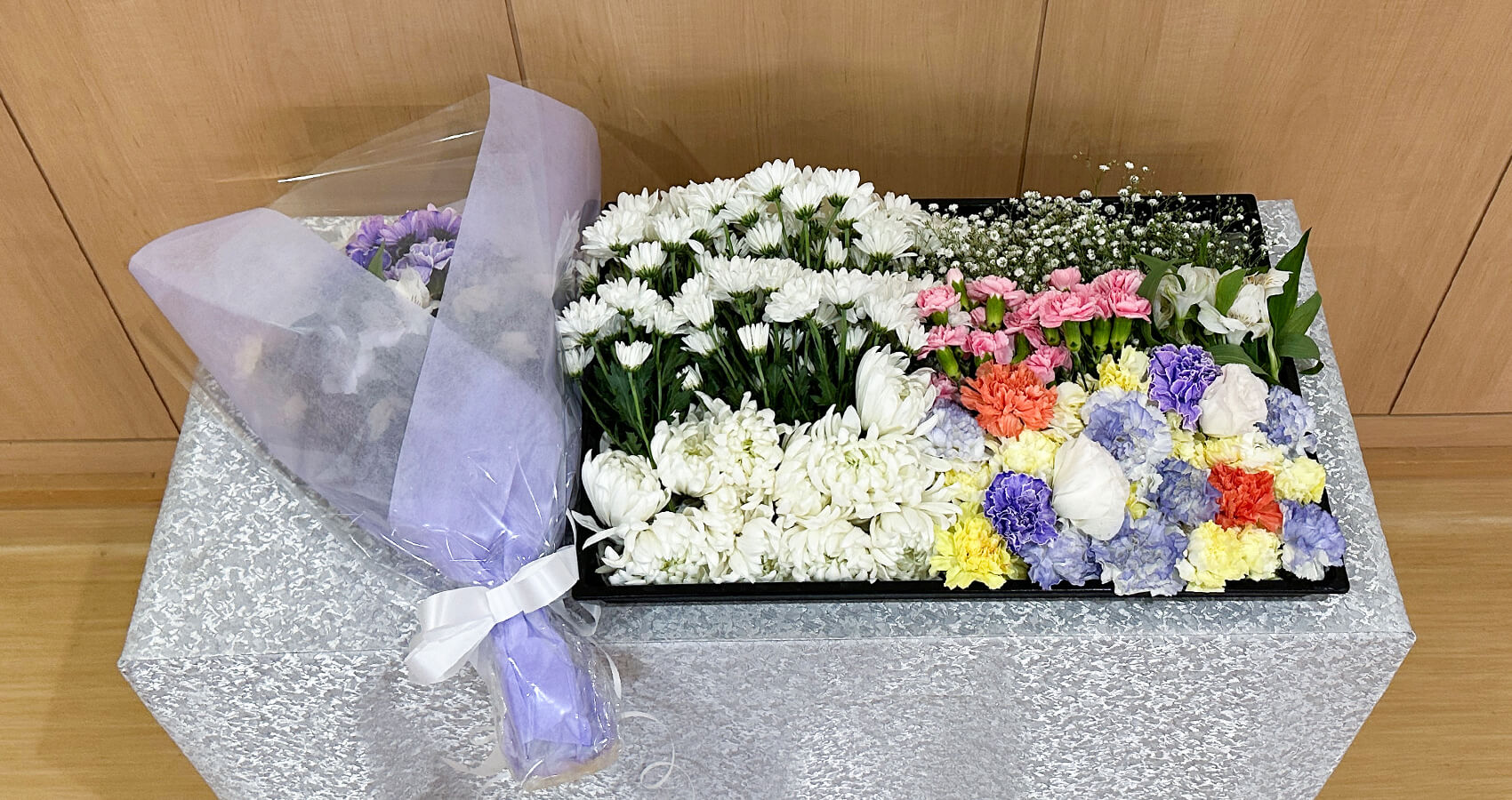 お別れ花