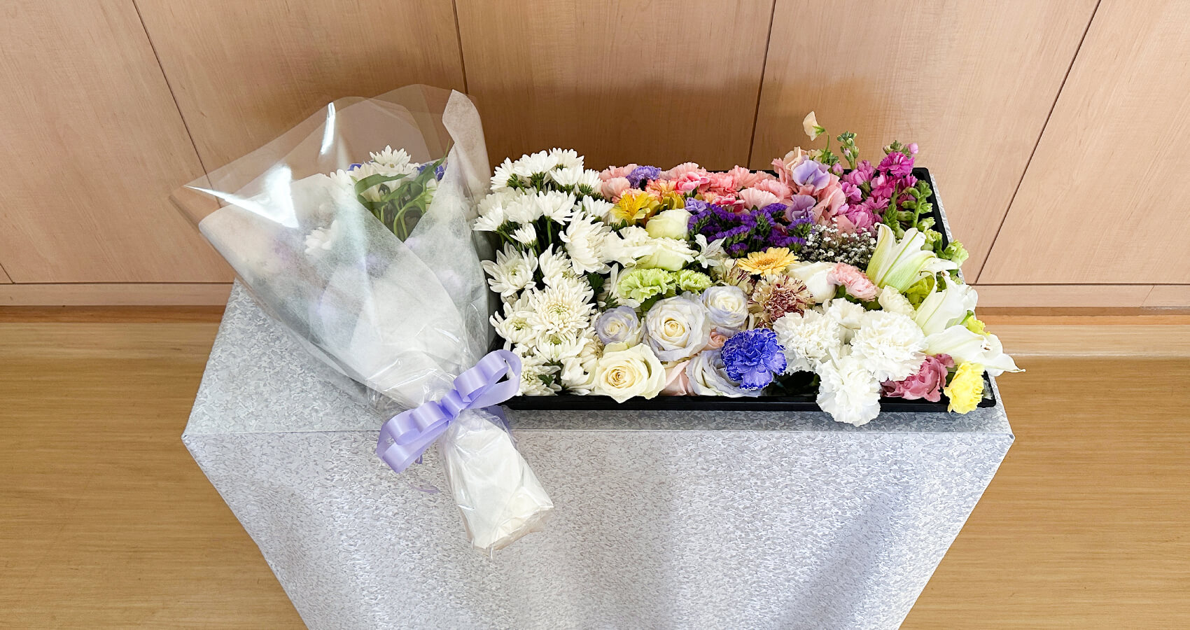 お別れ花