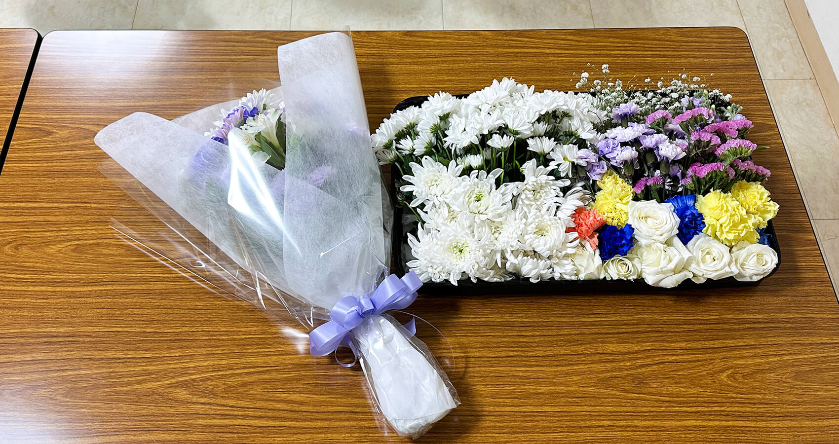 お別れ花