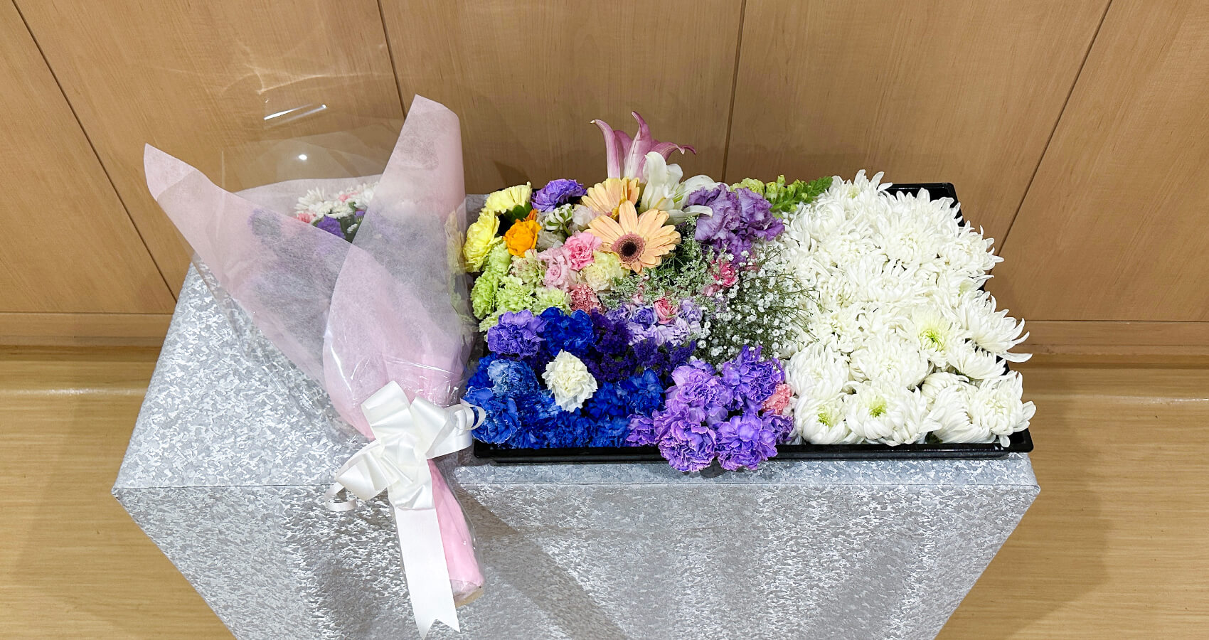 お別れ花