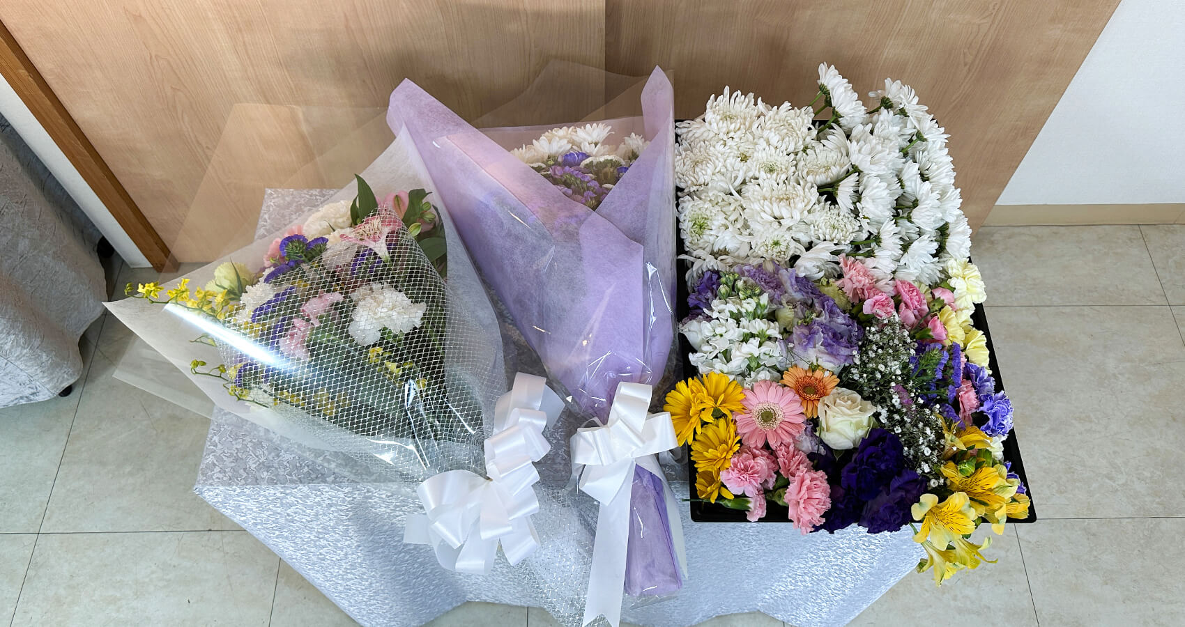 お別れ花