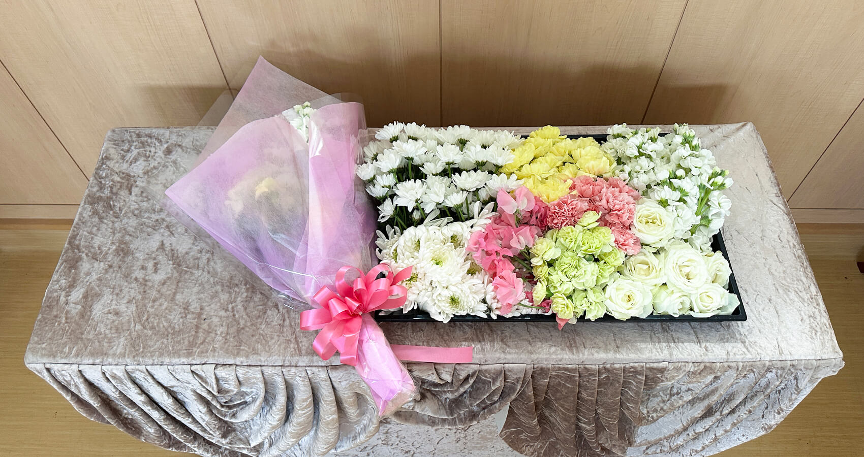 お別れ花