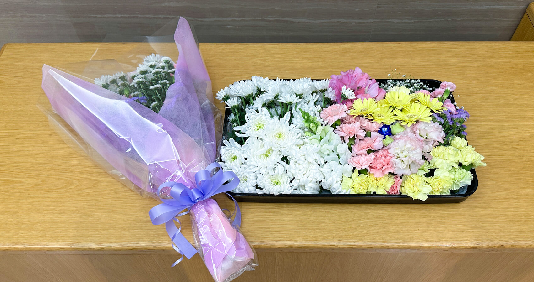 お別れ花