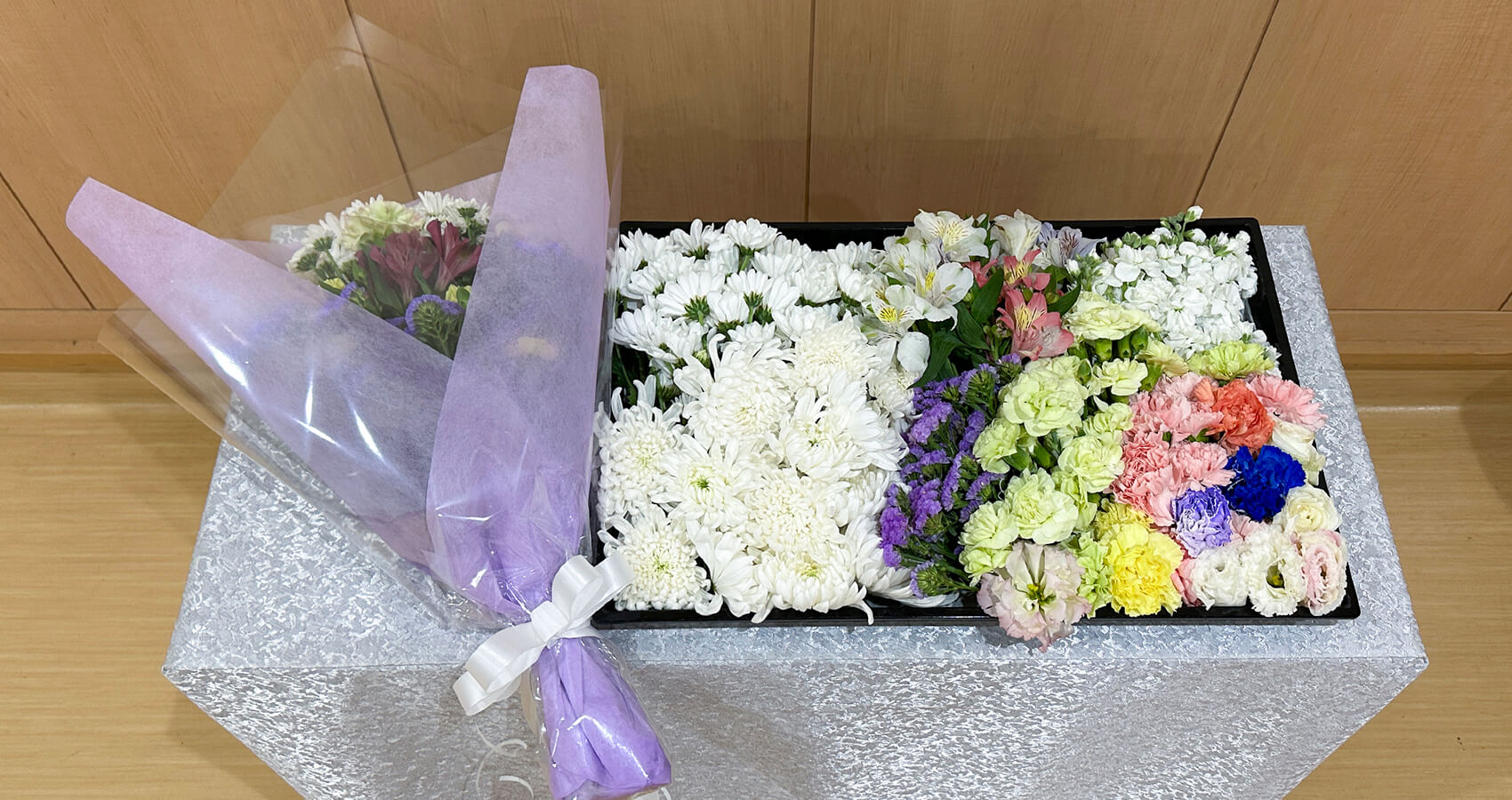 お別れ花