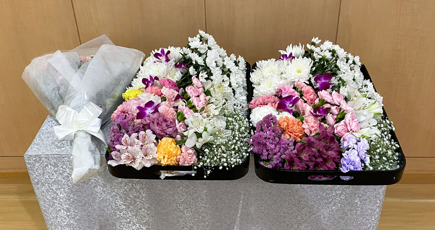 お別れ花
