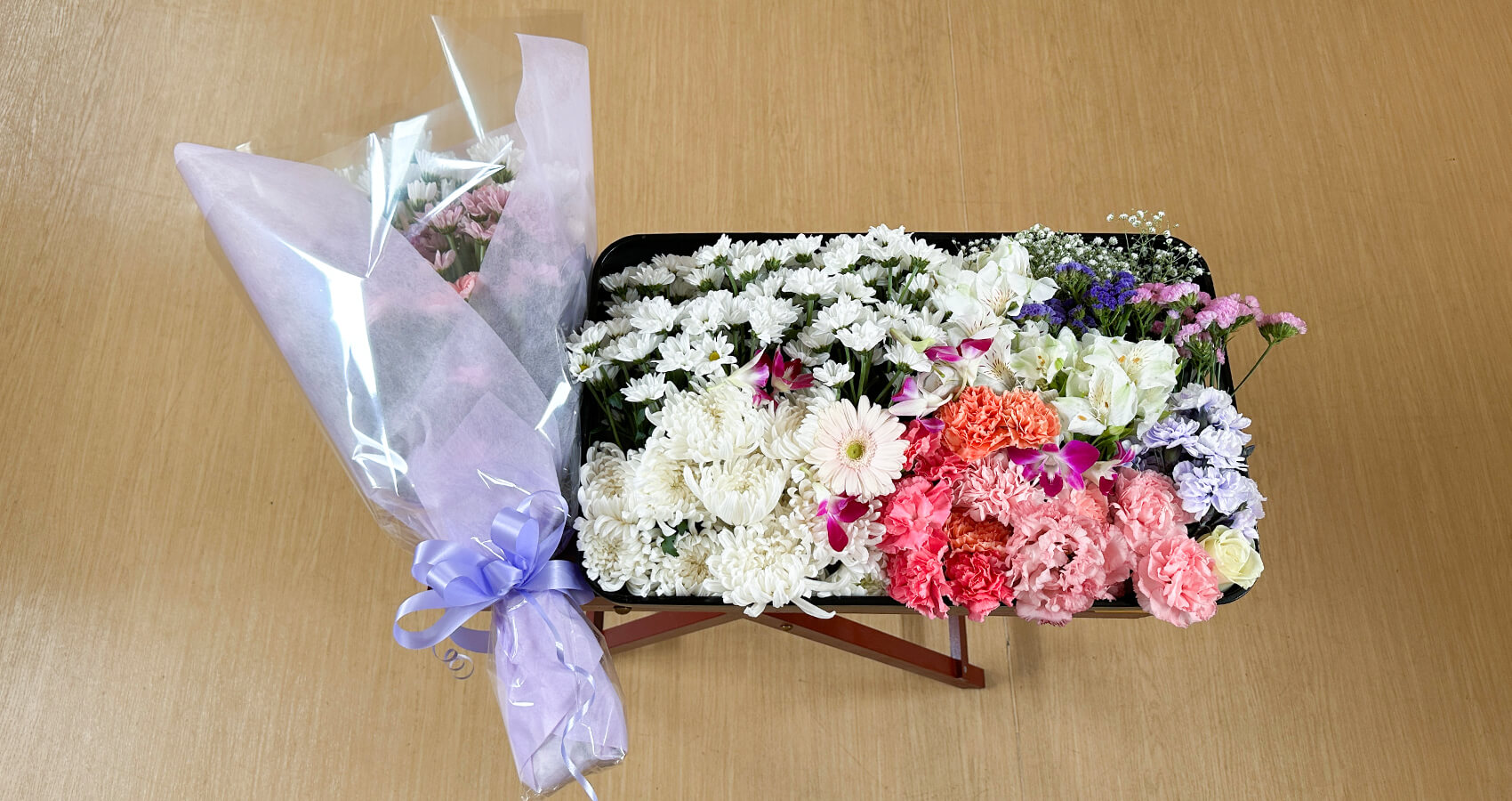 お別れ花