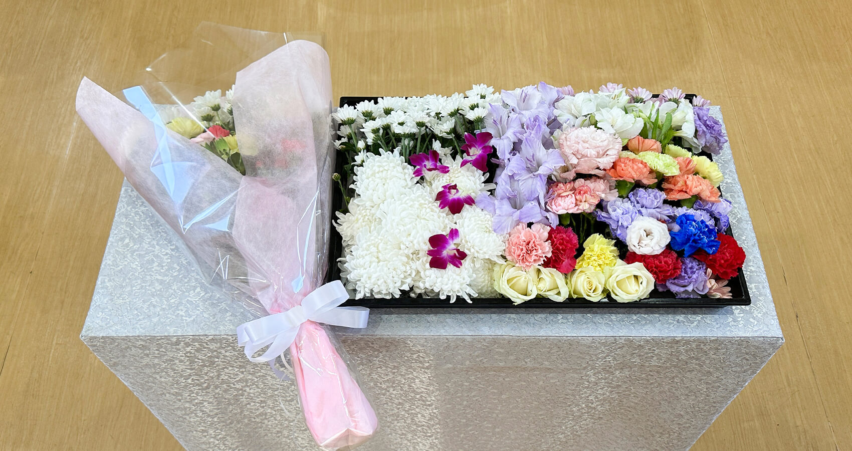 お別れ花