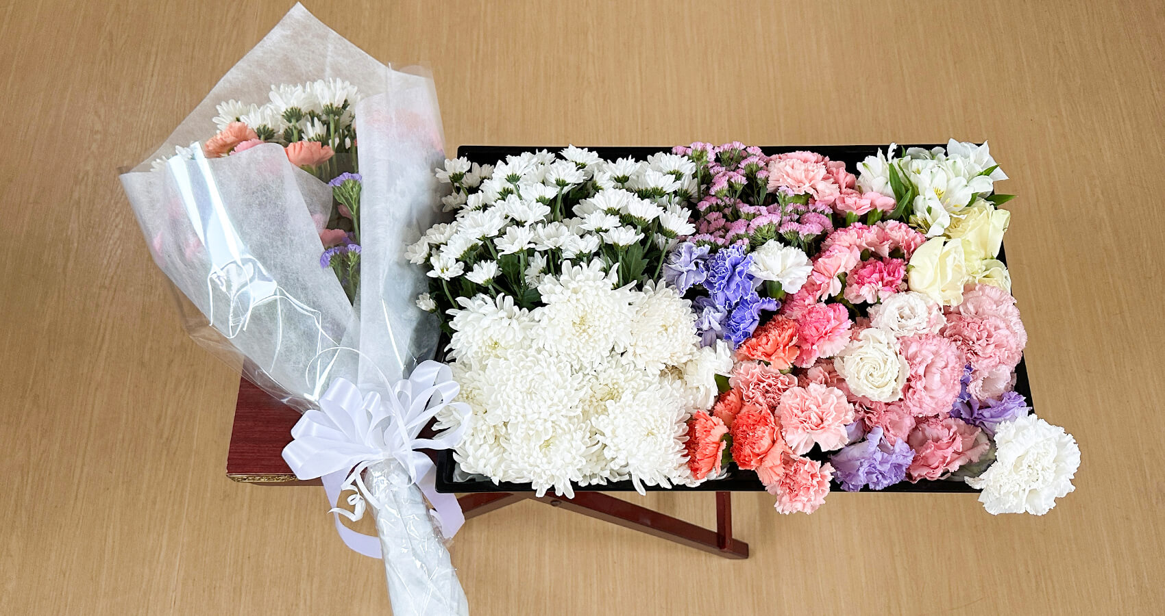 お別れ花