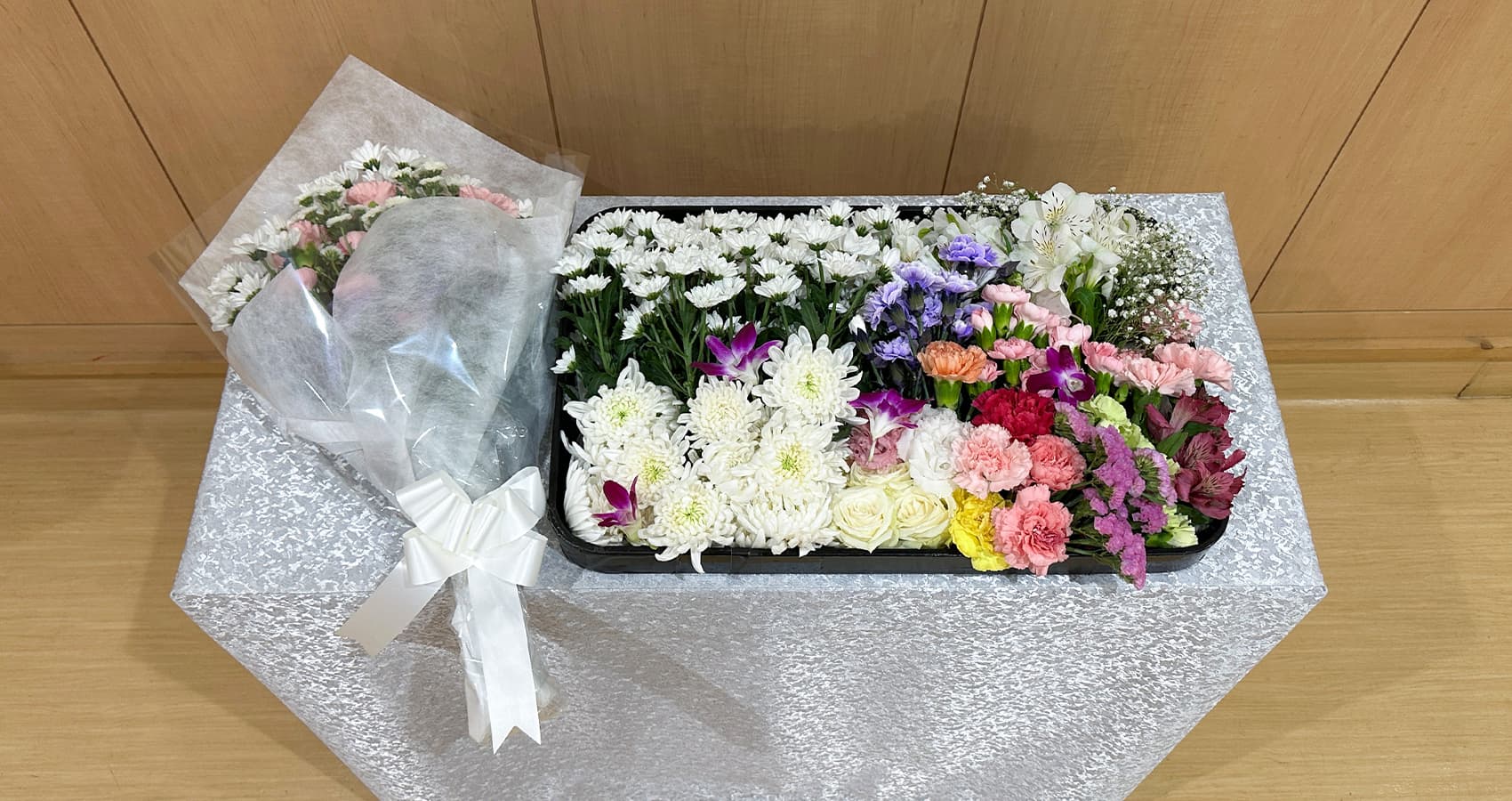 お別れ花